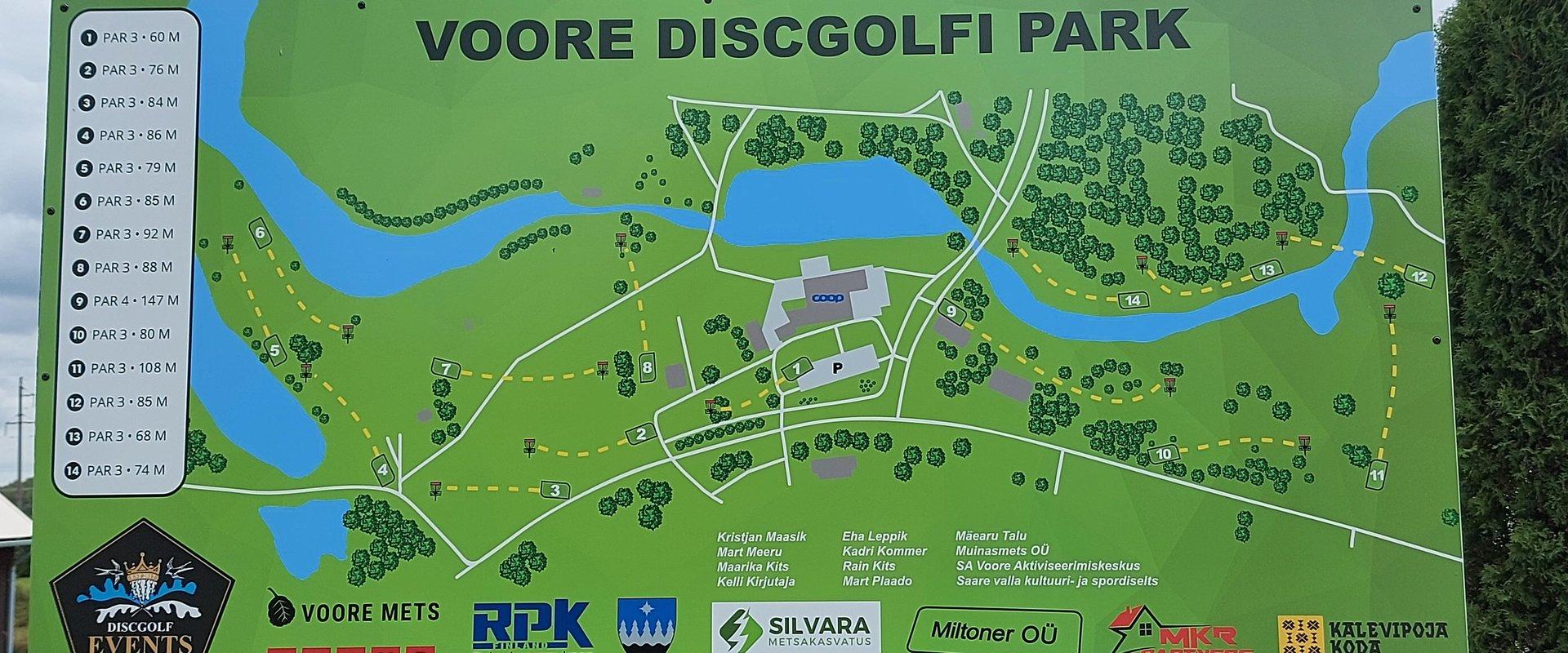 Voore discgolfi park