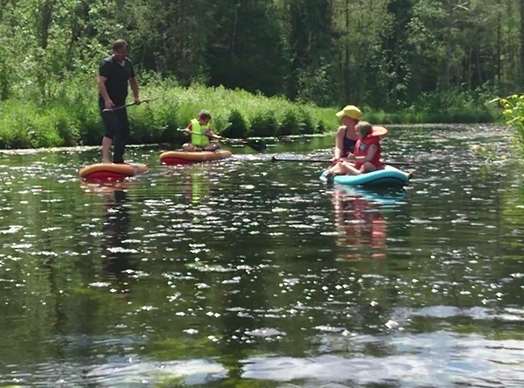 SUP-laudadega Jägala jõel