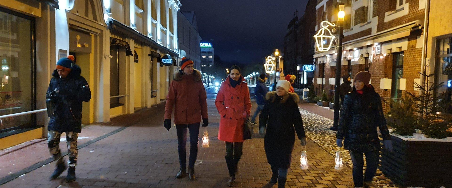 Pärnu lantern tour with a guide