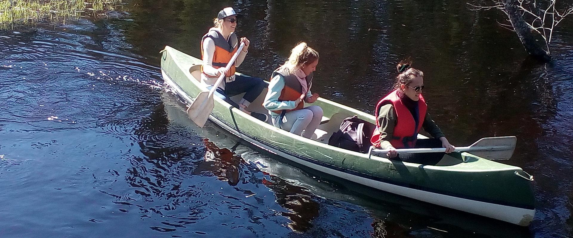 Canoe trip on River Soodla in Kõrvemaa