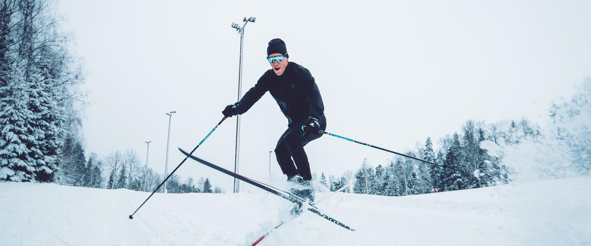Skiing in Kõrvemaa