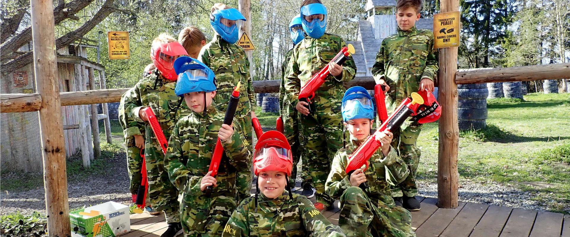 Laste paintball Tallinnas