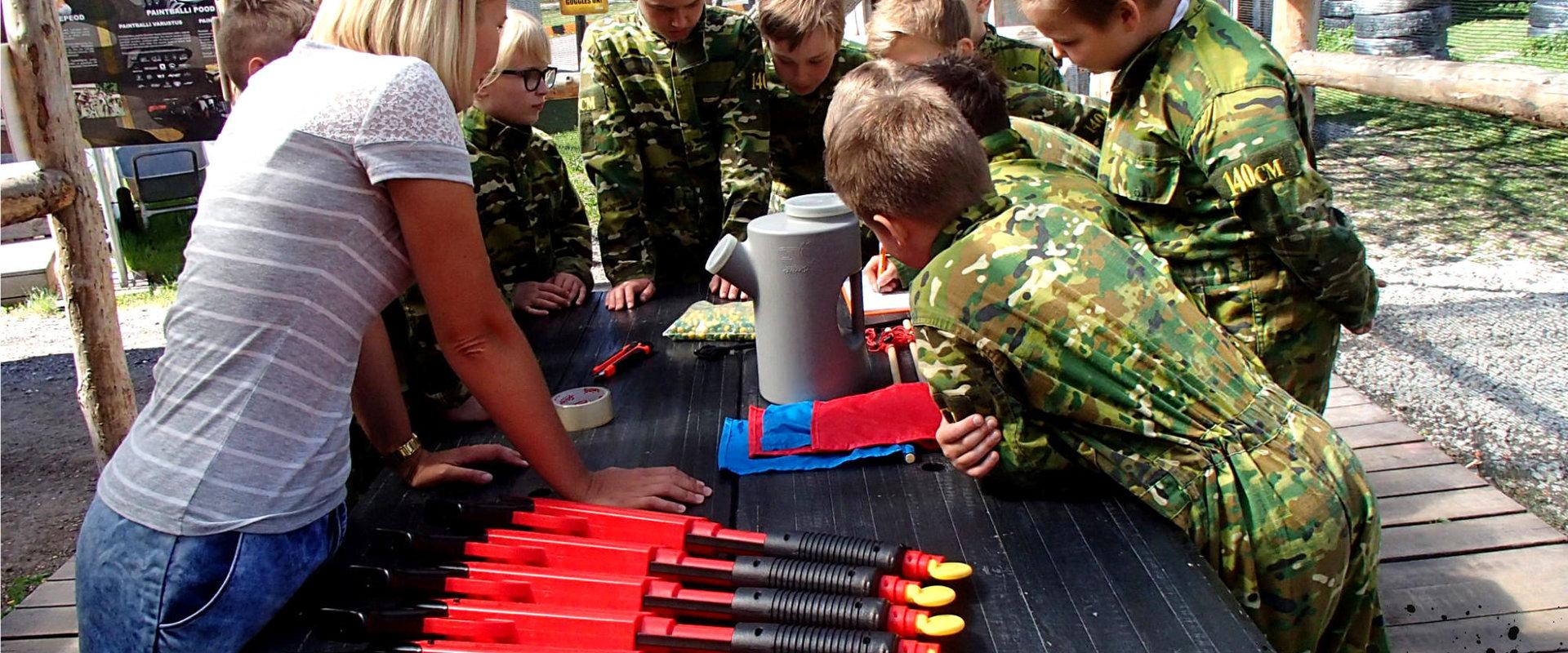 Laste paintball Tallinnas