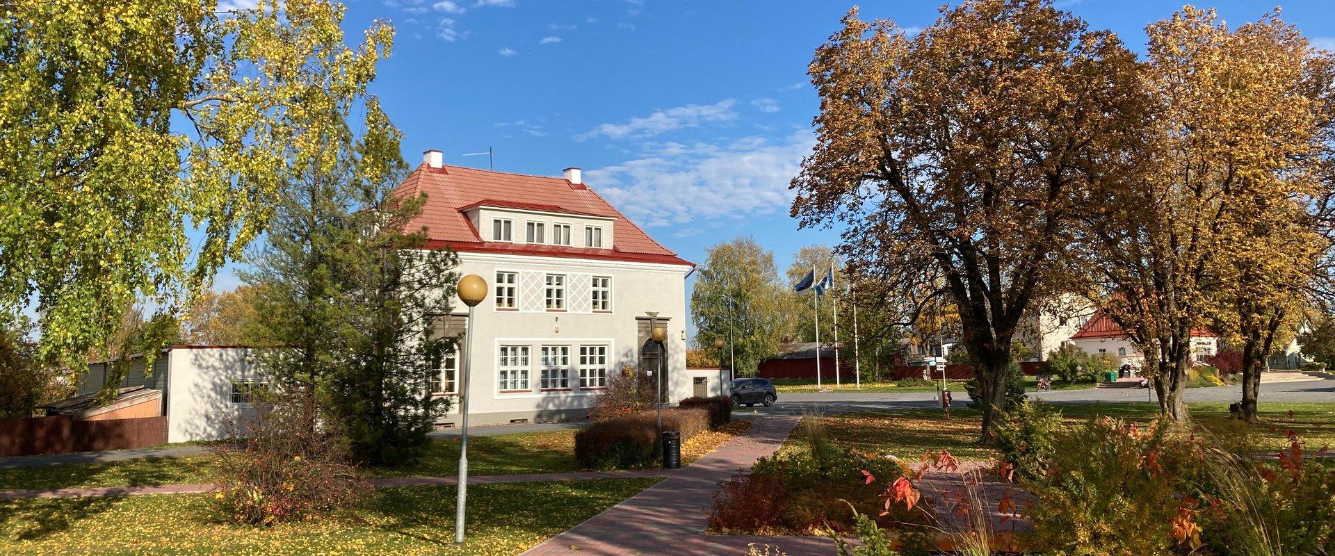 Abja muuseum ajaloolises panga- ja postihoones