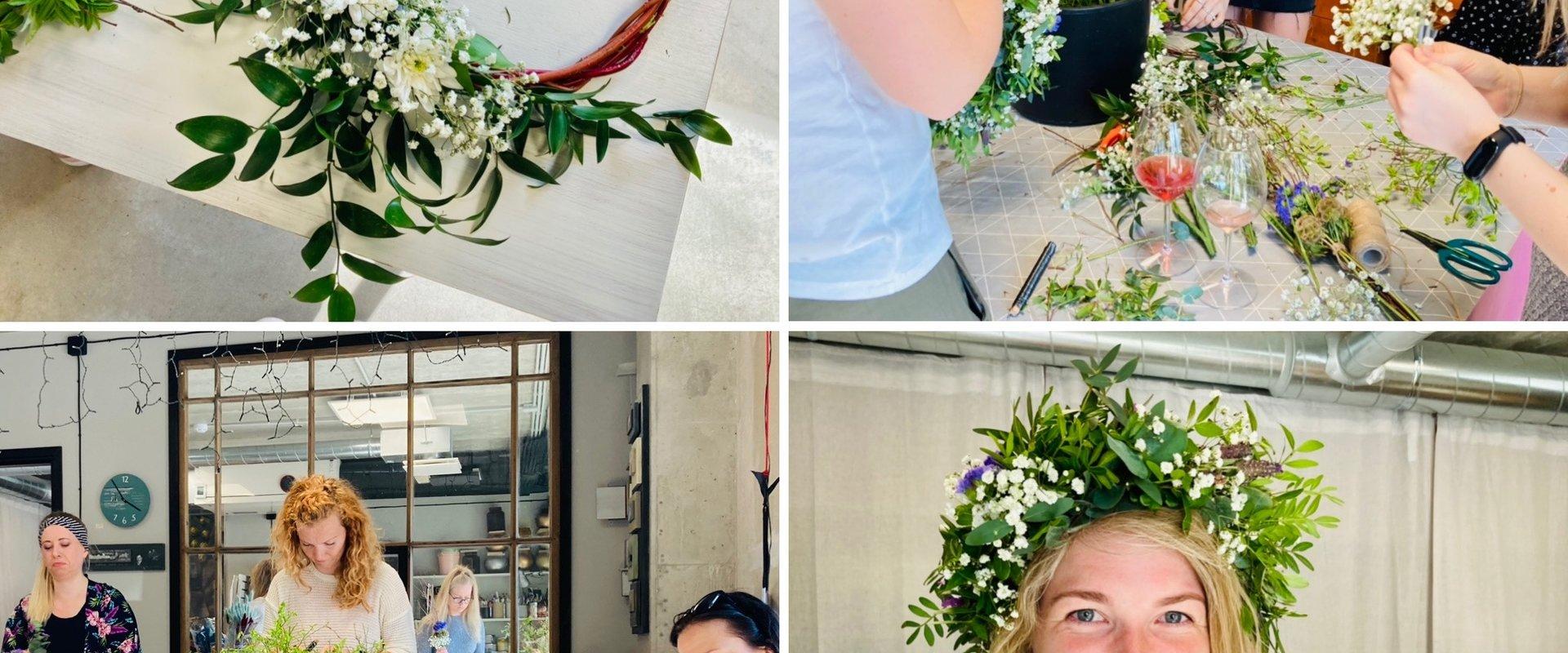 Nordic Verdure wreath workshop