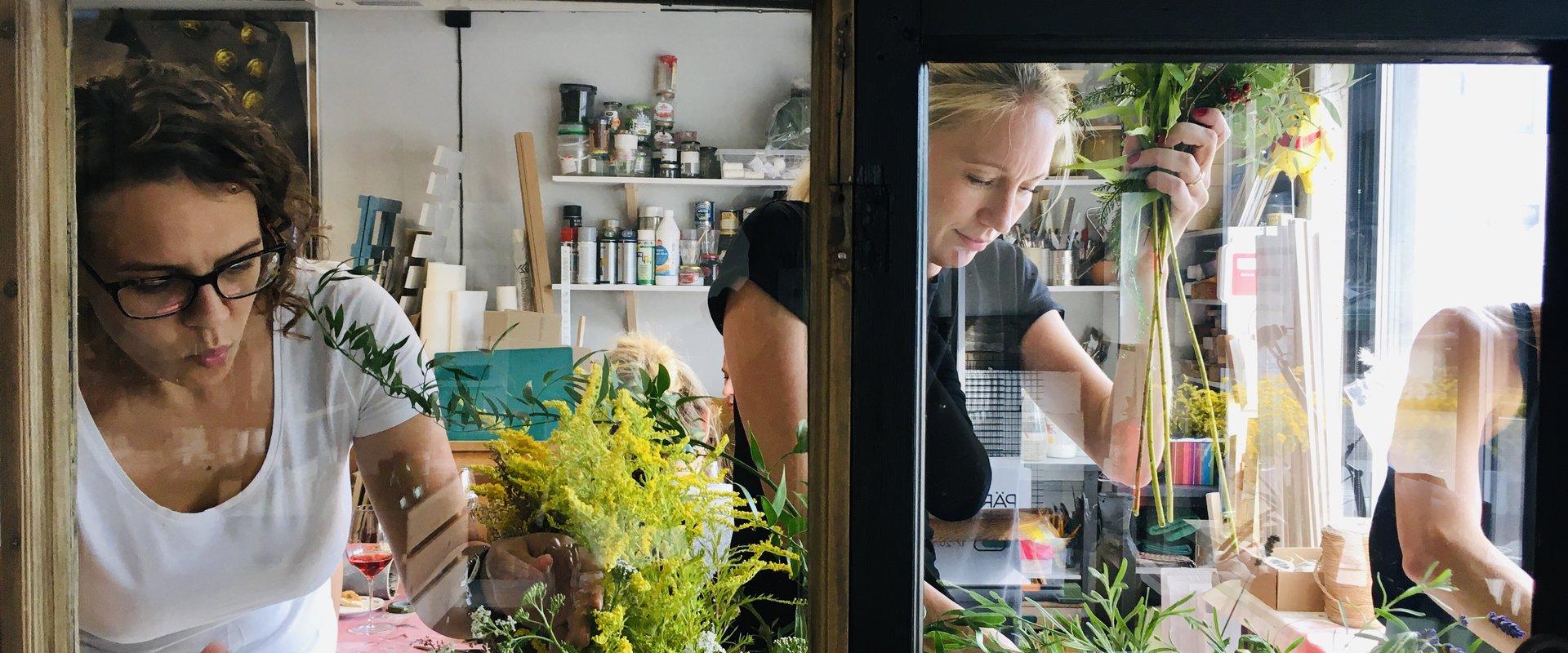 Nordic Verdure wreath workshop