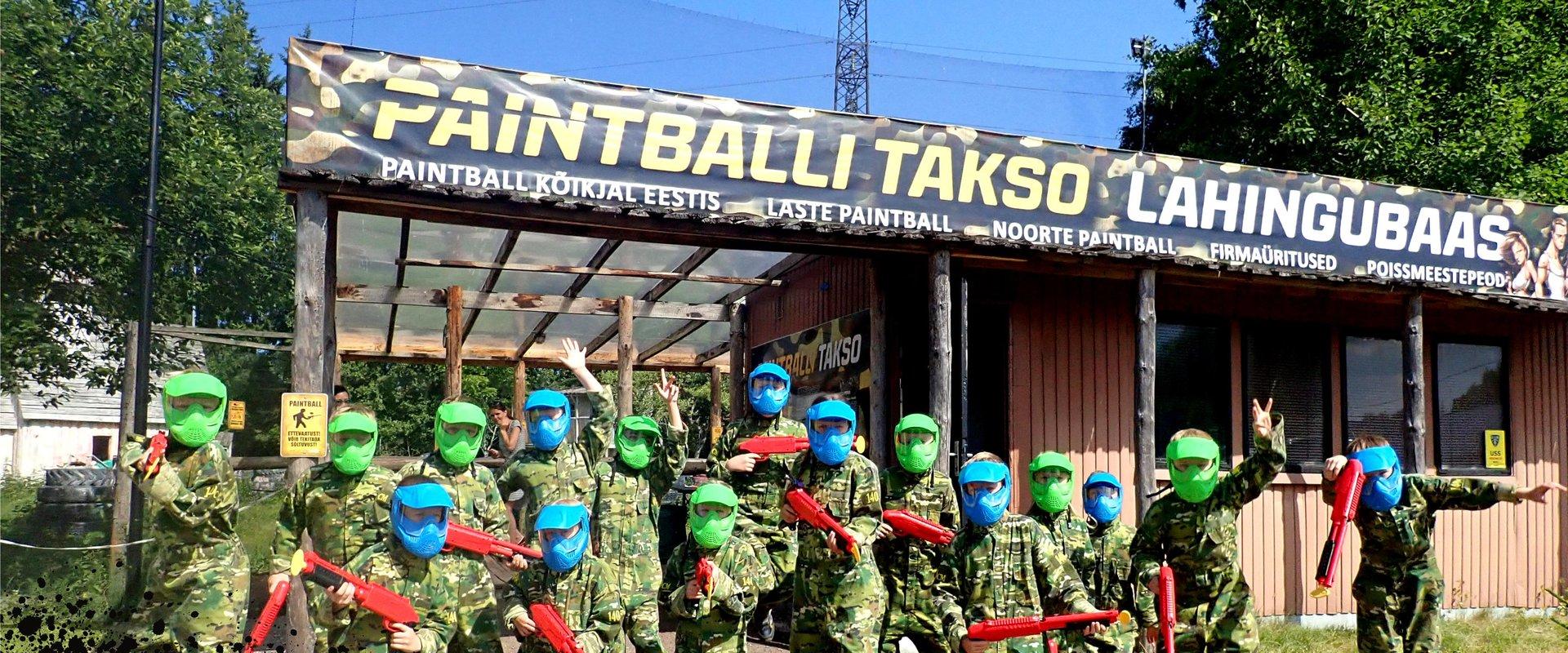 Laste paintball Tallinnas