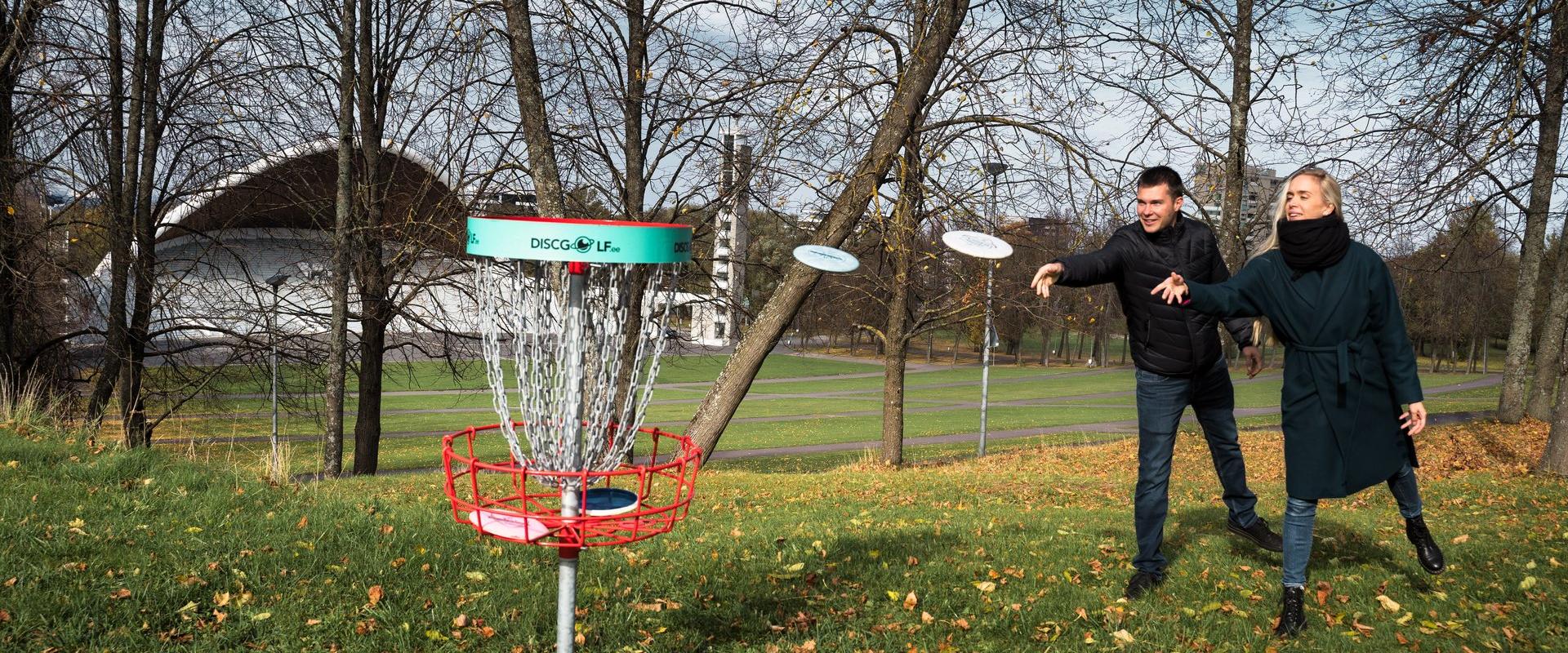 Tallinnan laulukentän frisbeegolf