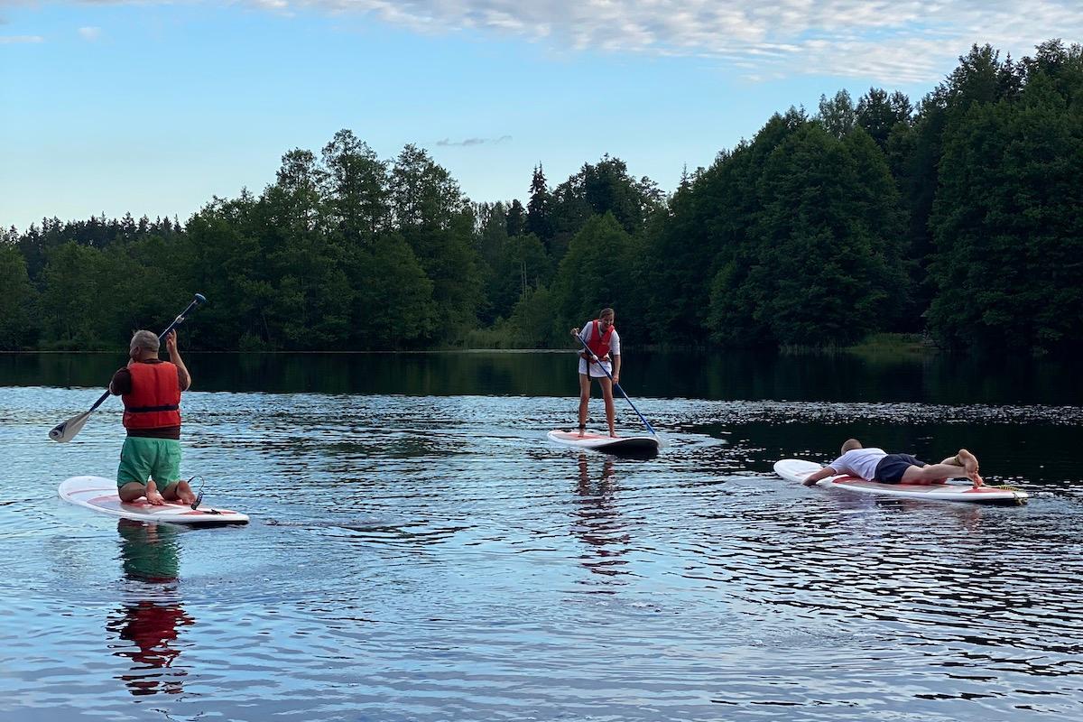 Aerusurf Saarjärve soojärvel