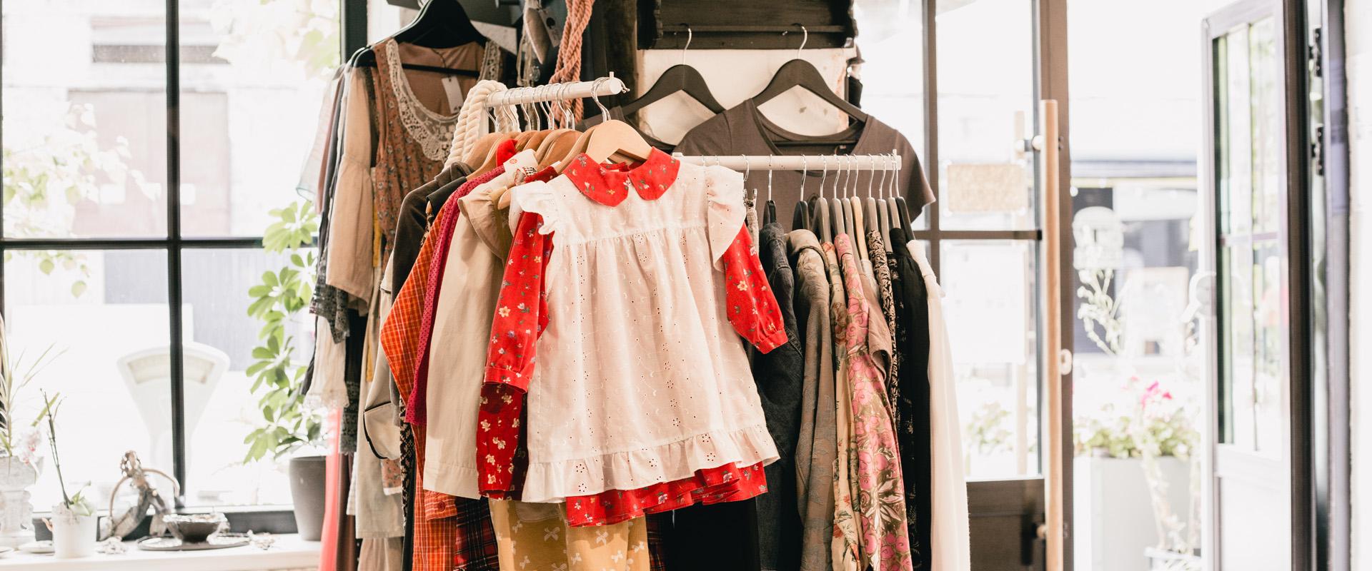 Vintage and retro clothes for children, men, and women