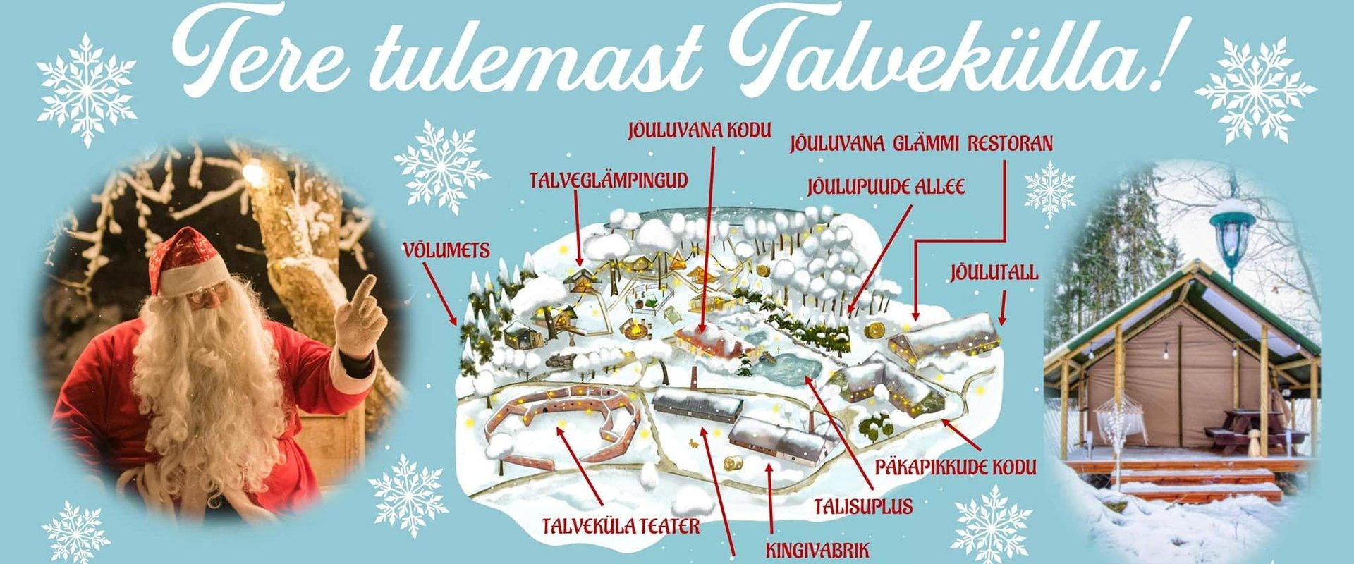At the beginning of wintertime, the whole winter village becomes a Christmas wonderland. Santas brother Glämmi lives with elves and other characters i