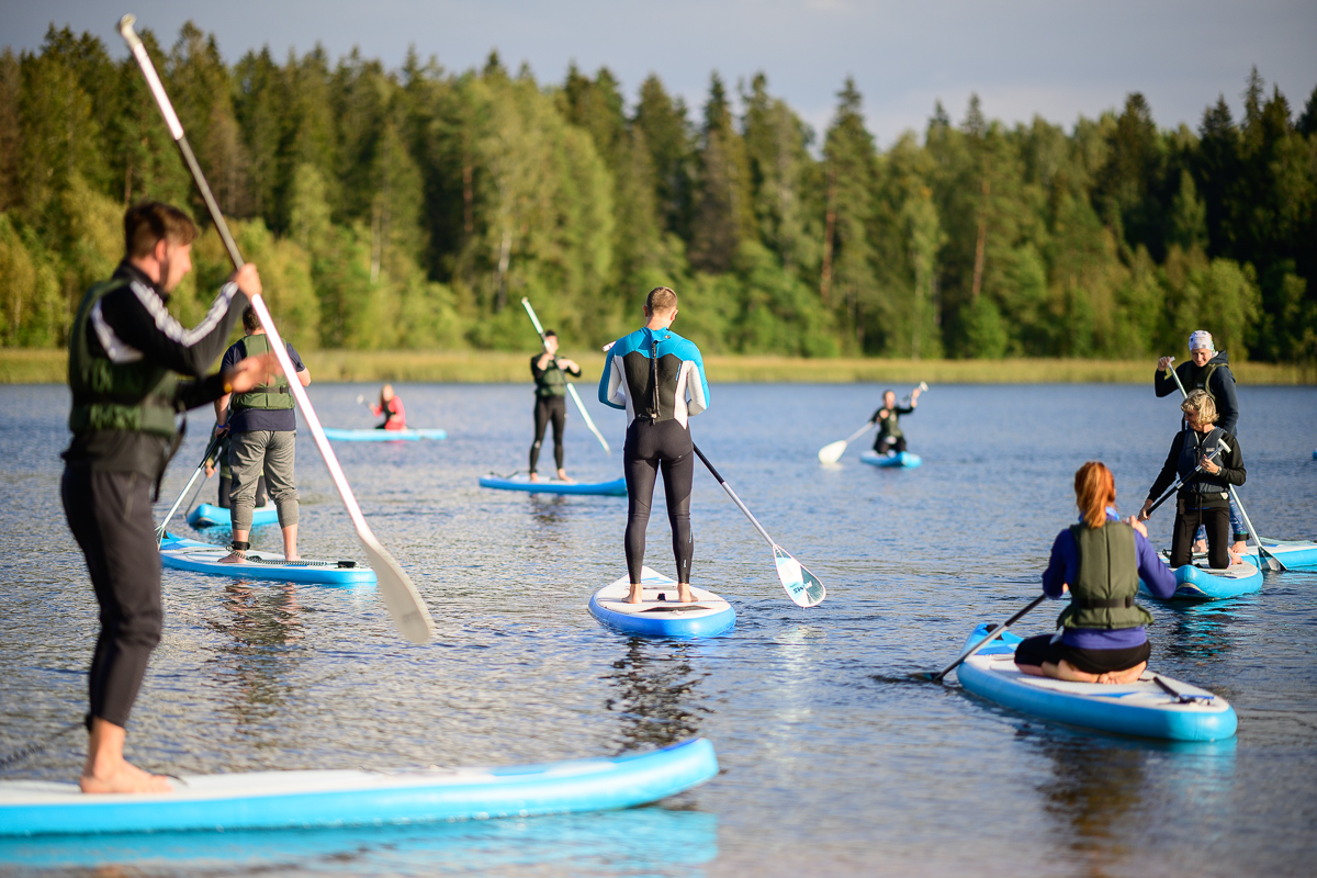 Kääriku Spordikeskus, sup-lauad Kääriku järvel