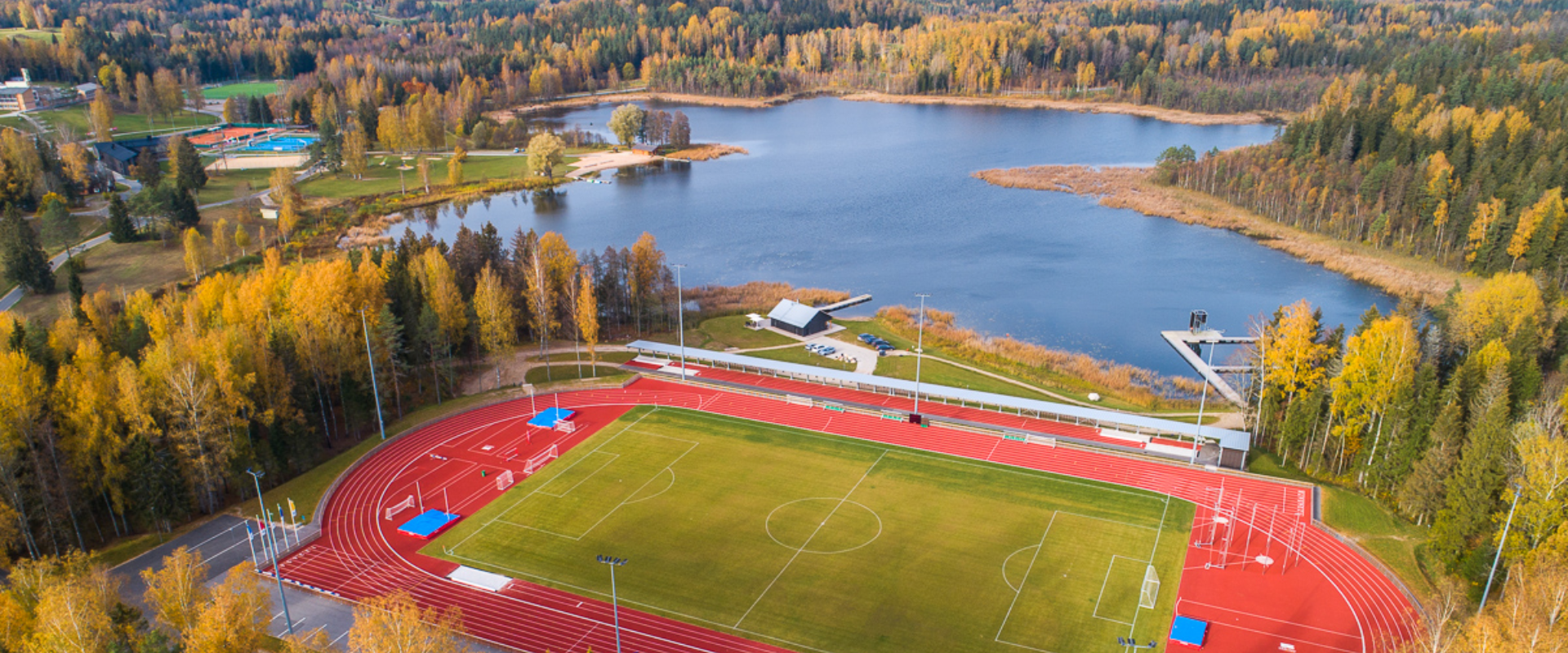 Kääriku Spordikeskus, Kääriku järv ja kergejõustikustaadion