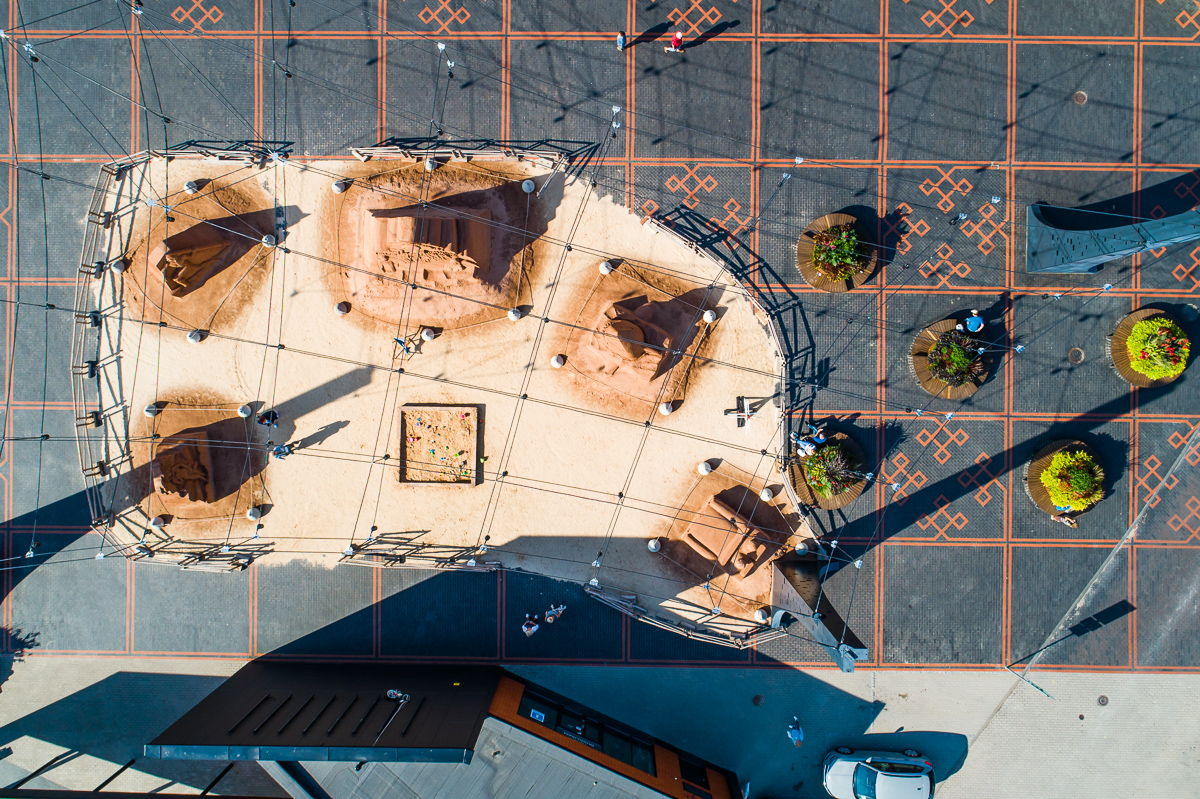 Zentraler Platz in Tõrva