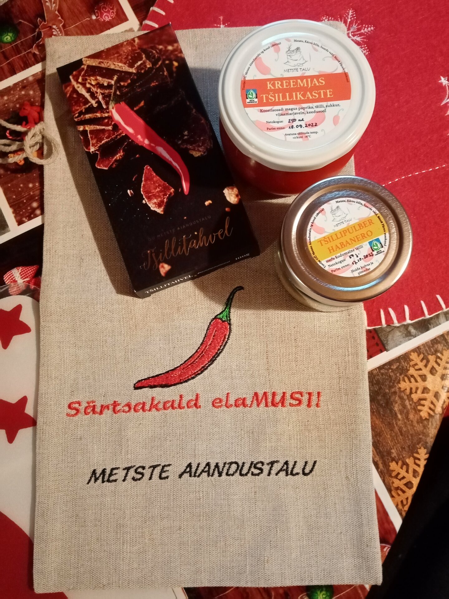 Gift bag for a chili enthusiast