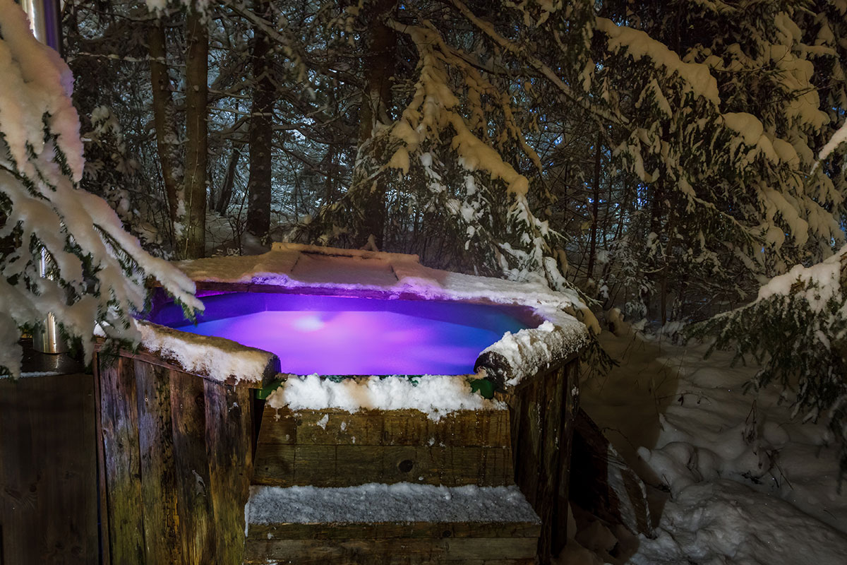 Juniper sauna in the Viking Village