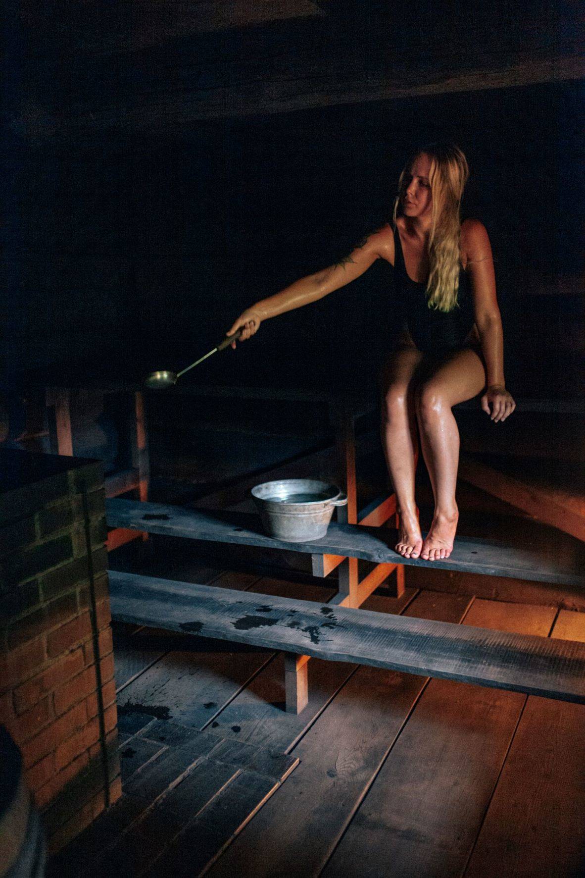 Healing smoke sauna ritual by Männiku Metsatalu