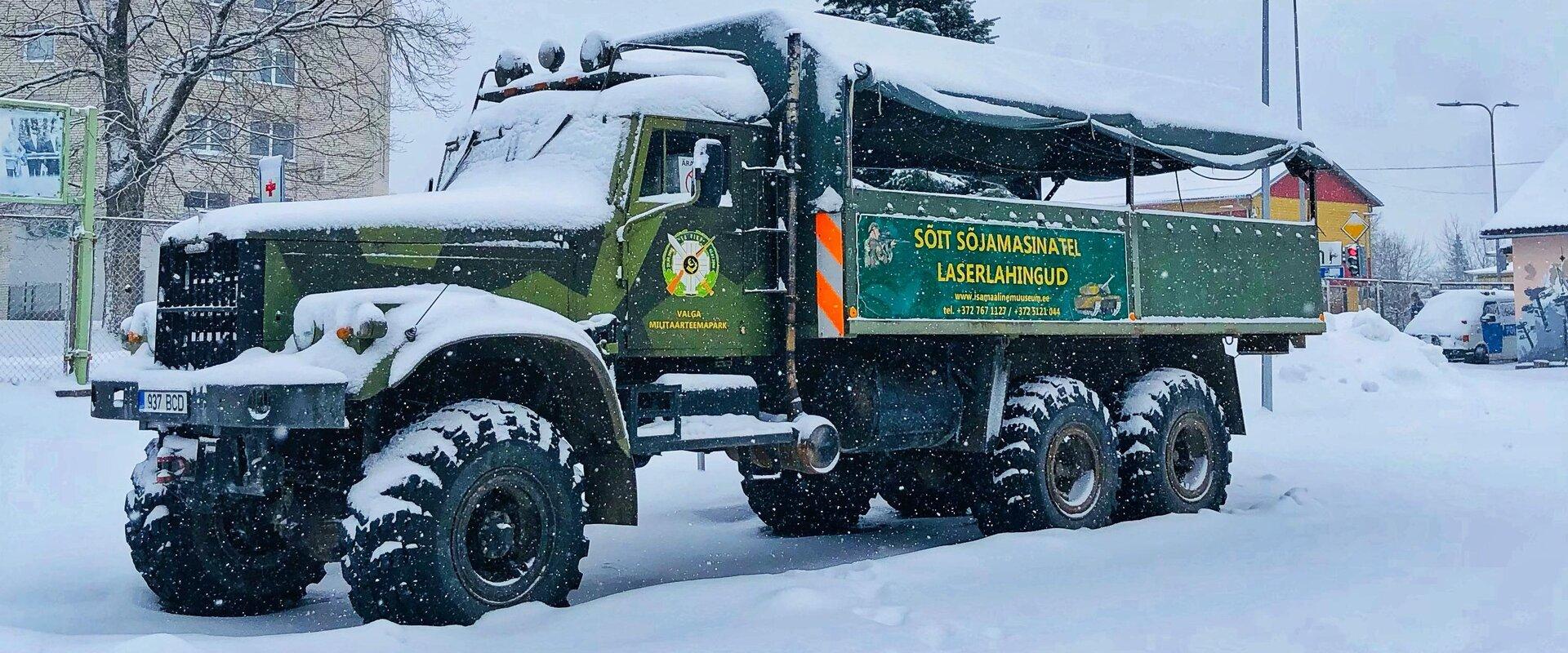 Huvisõit sõjamasinatel KraZ, Kaiser või Willis