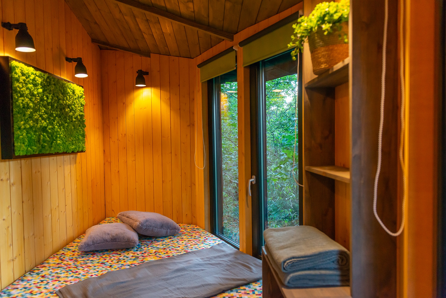 Tree house sauna