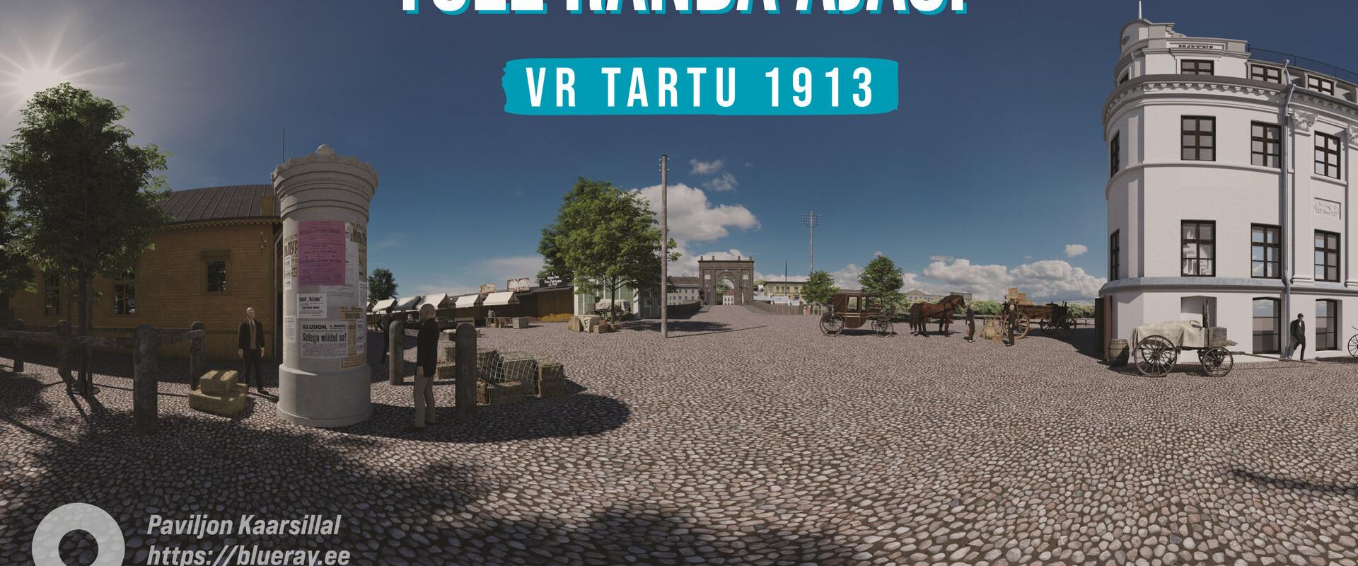 Ajaloolise Tartu virtuaaltuur „VR Tartu 1913“ audiogiidiga
