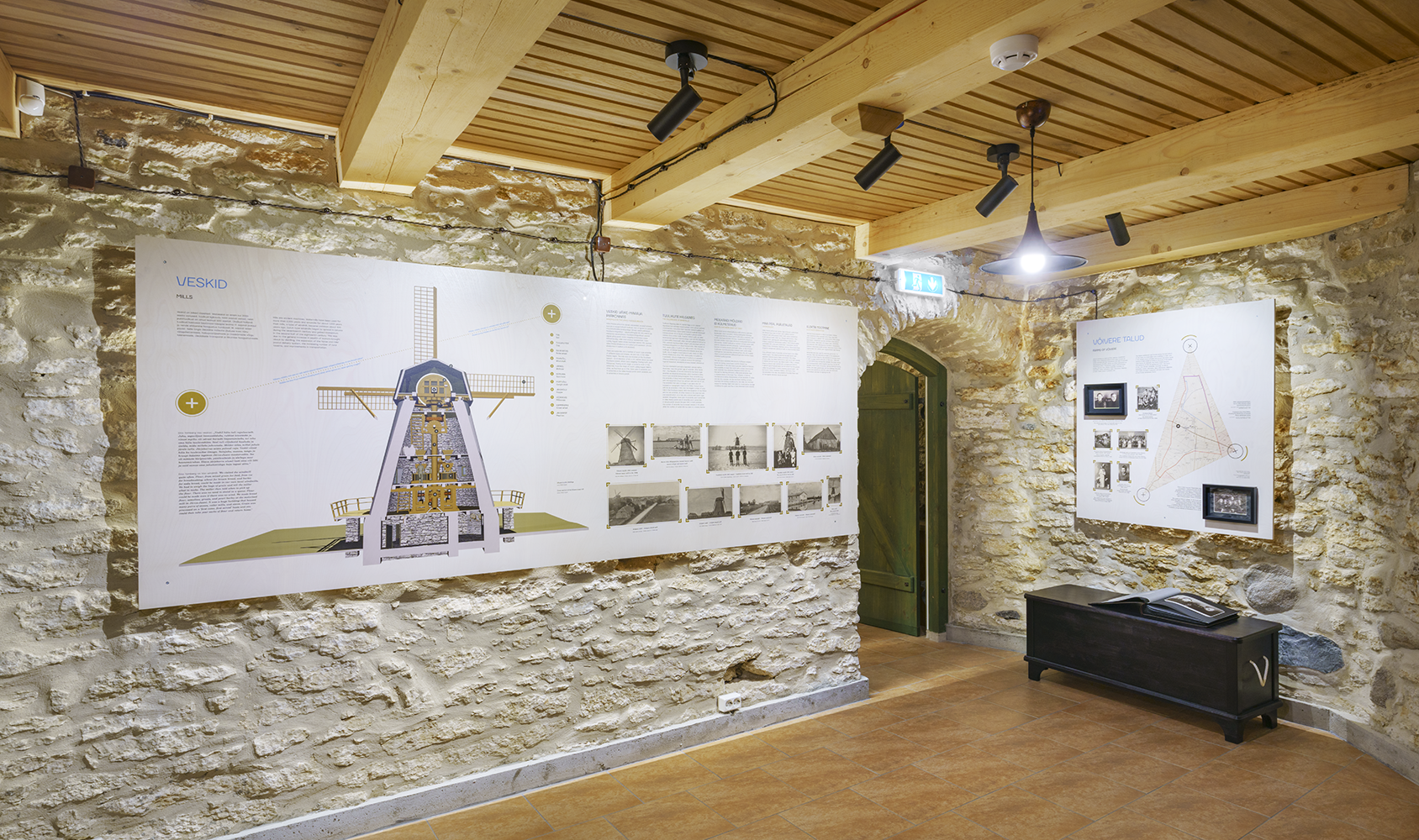 Võivere tuuliku külastuskeskuse näitus