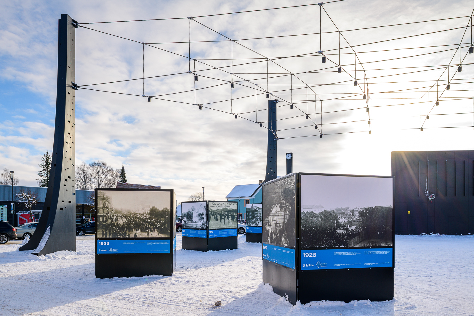 Zentraler Platz in Tõrva