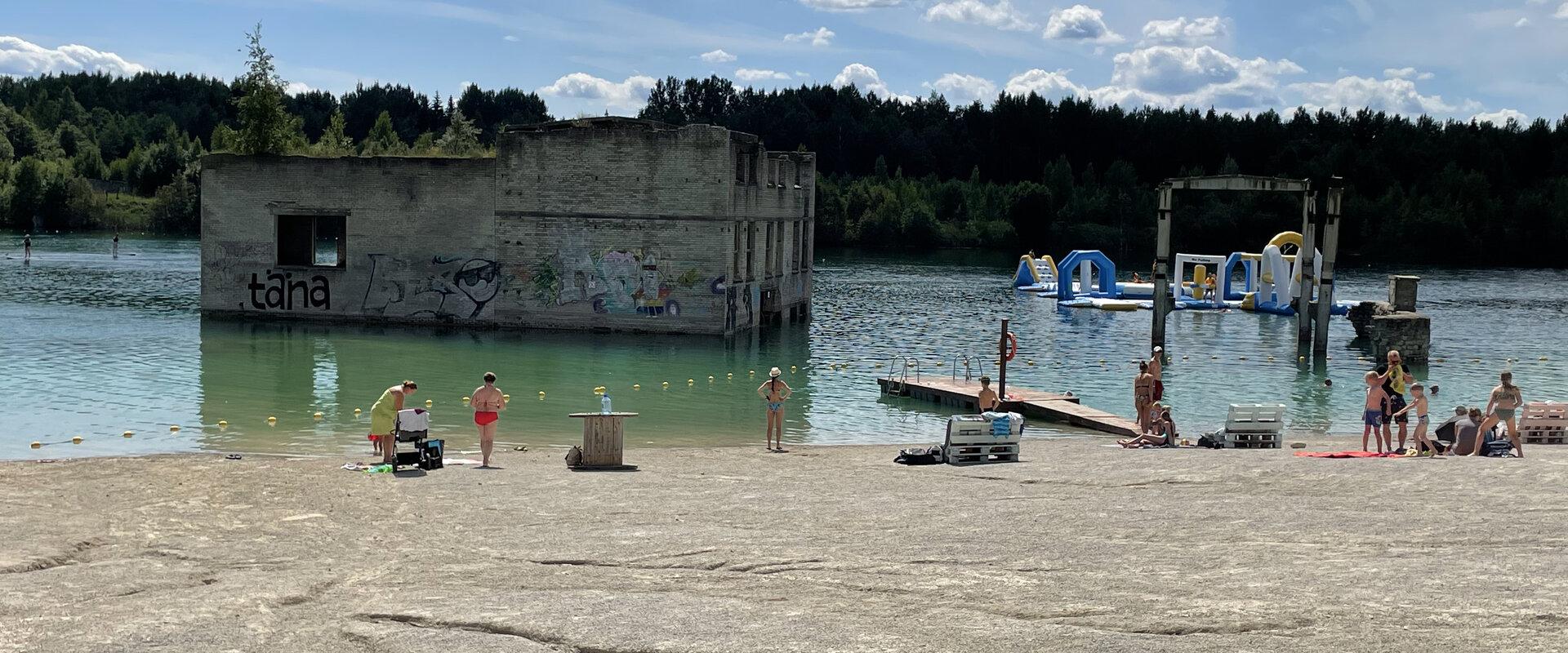 Päevane rattamatk Rummu karjääri