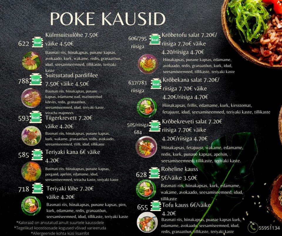 Paide Poke Bowl kohvik