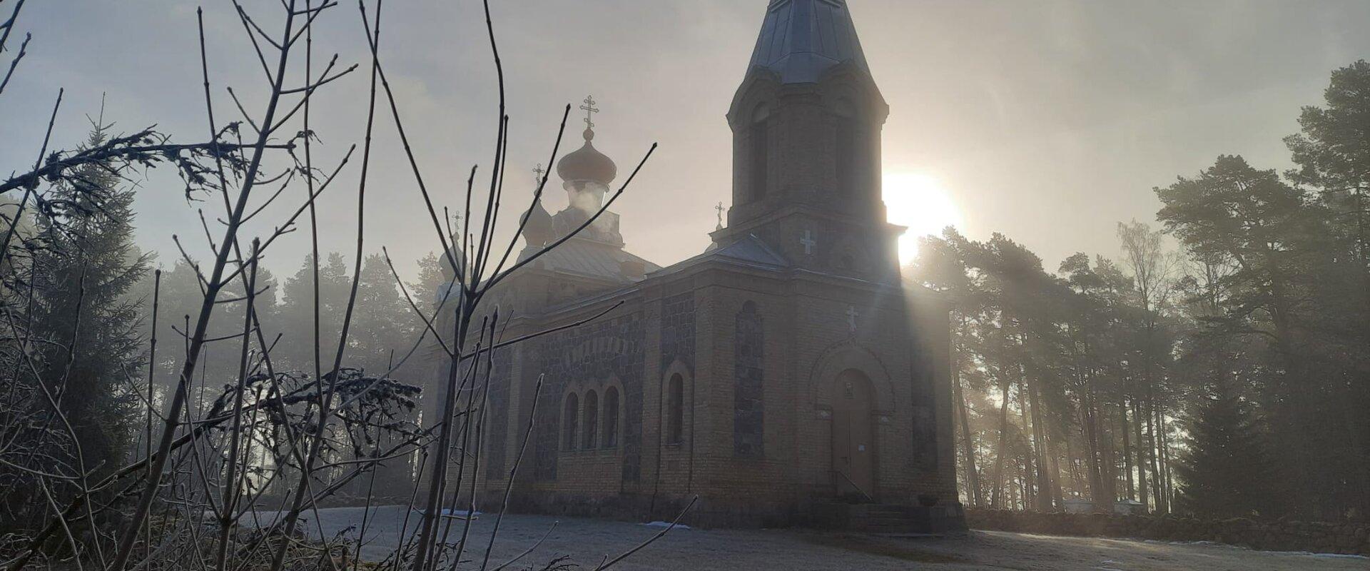 Kuriste kirik talvel