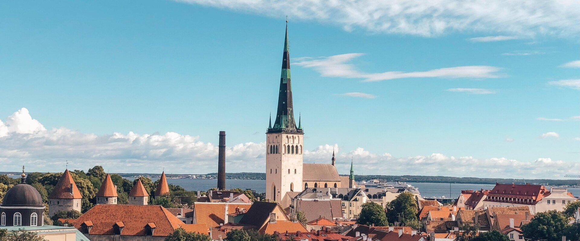 St Olaf's Church is the largest medieval building in Tallinn, offering stunning views of the historic Old Town from its 60-metre-high viewing platform