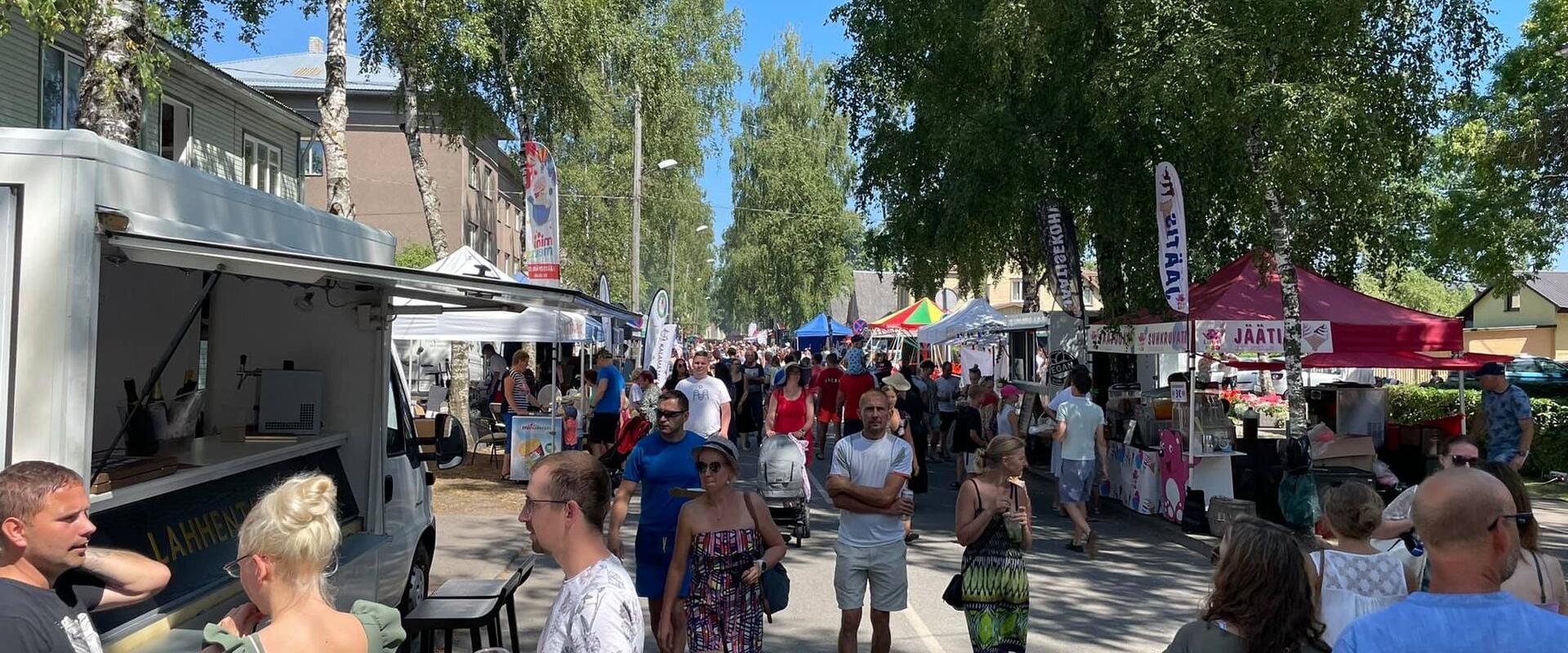 Straße der Geschmäcke in Pärnu - Straßenessen-Festival