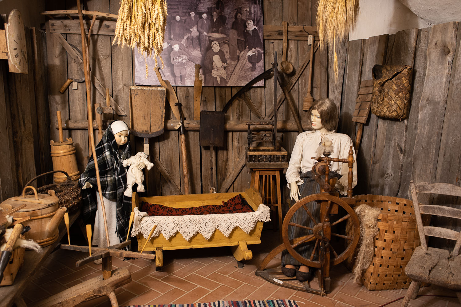 Farmstead room in Kolga Museum