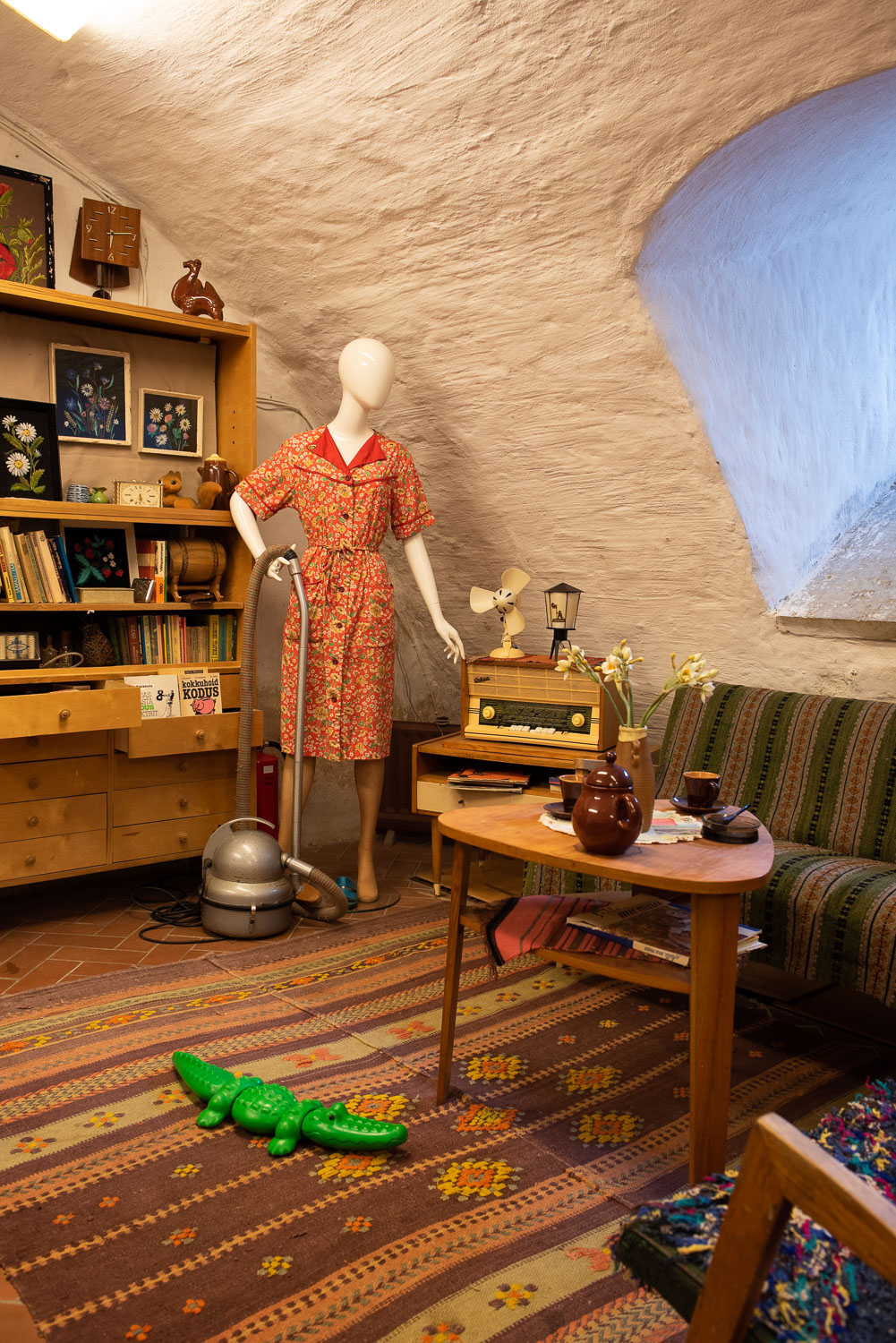 Living room from the 60s in Kolga Museum