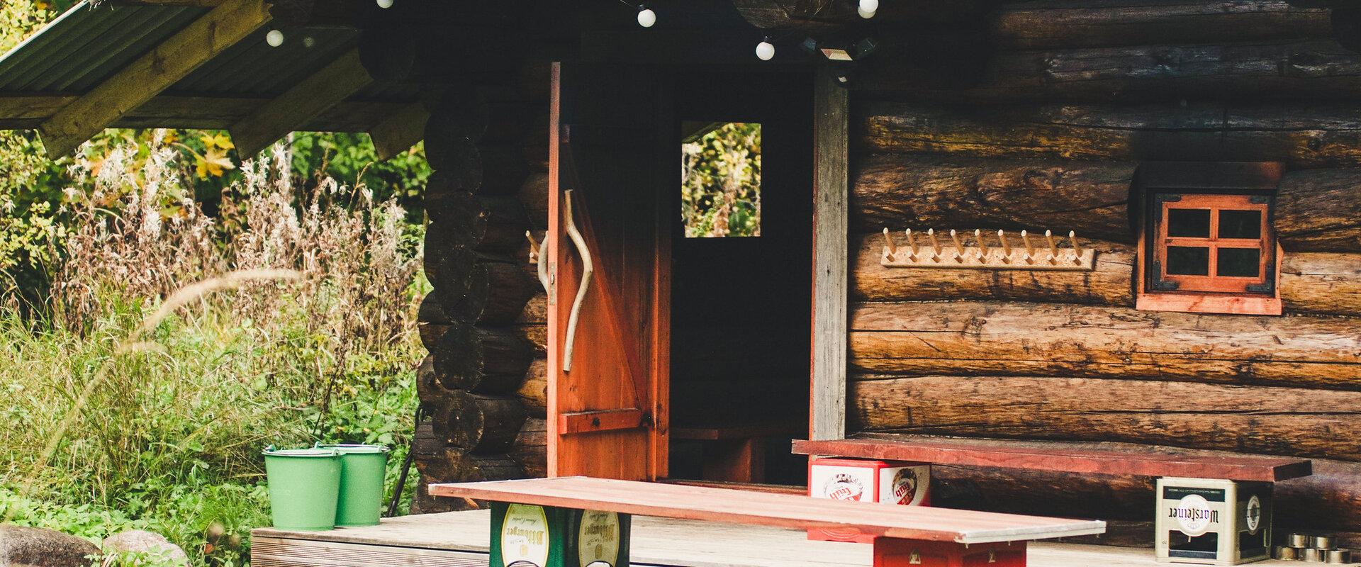 Smoke sauna in Jantsu talu (Jantsu Farm)