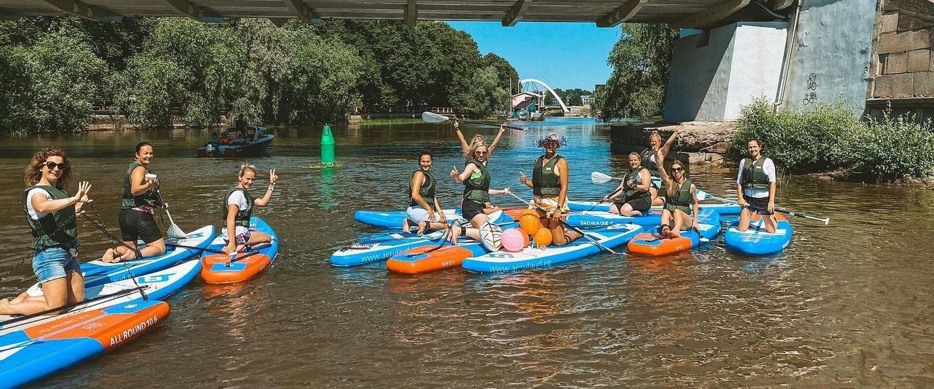Aerulaua matk või üritus grupile Emajõel