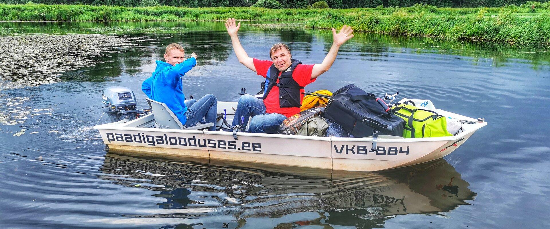 Paadirent Ahja jõel