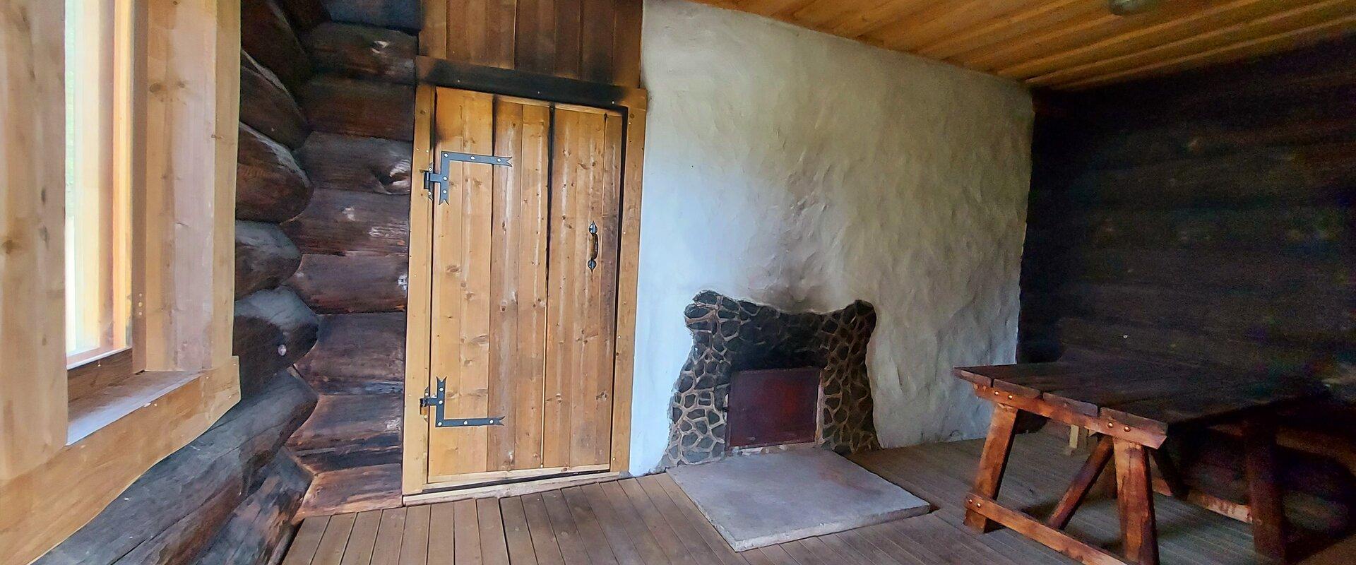 Smoke sauna at Toosikannu Holiday Center