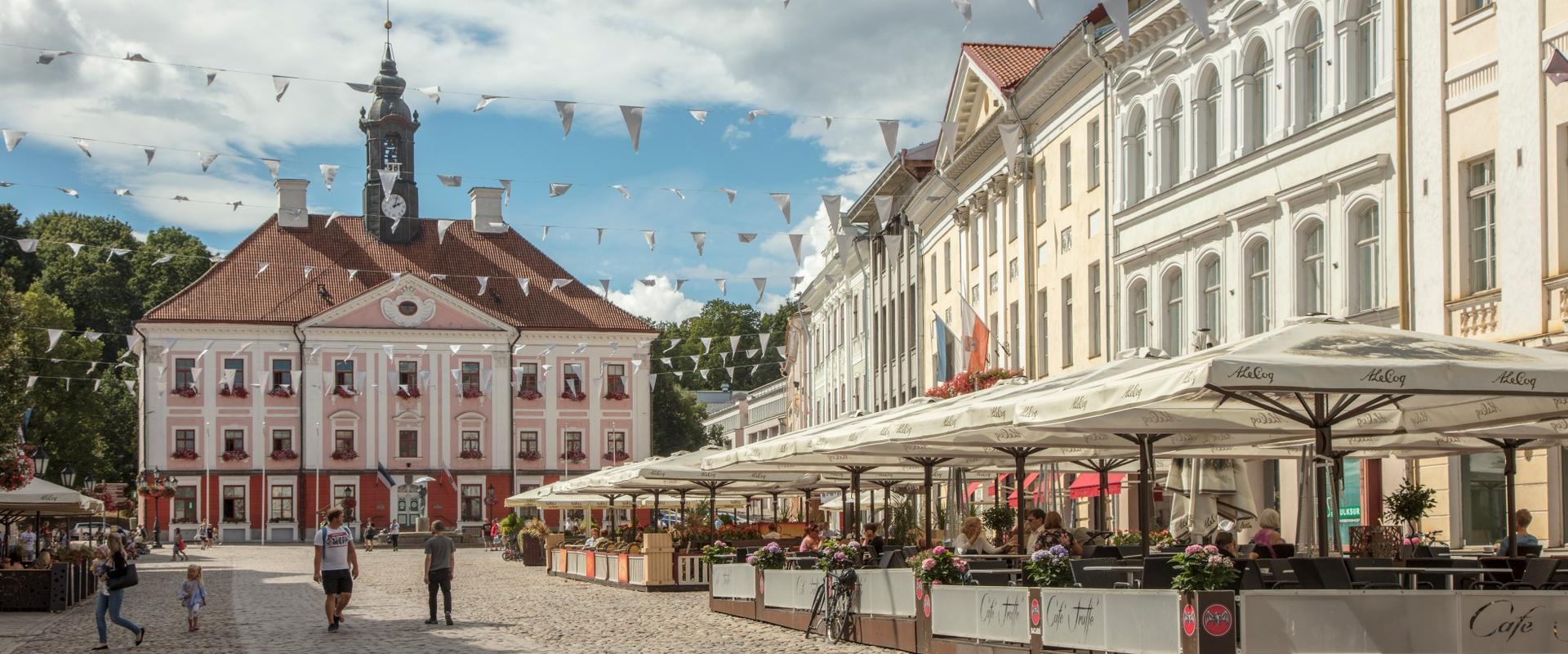 Town Hall Square in Tartu