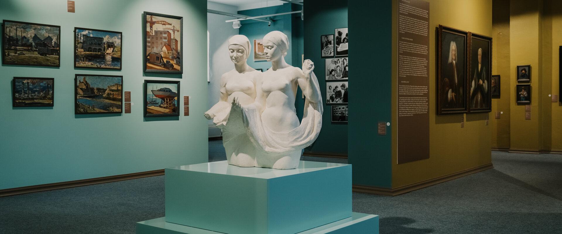 Dauerausstellung der Kunstgalerie im Museum Narva
