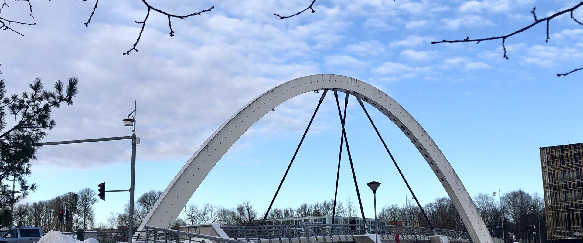 Snowy Freedom Bridge