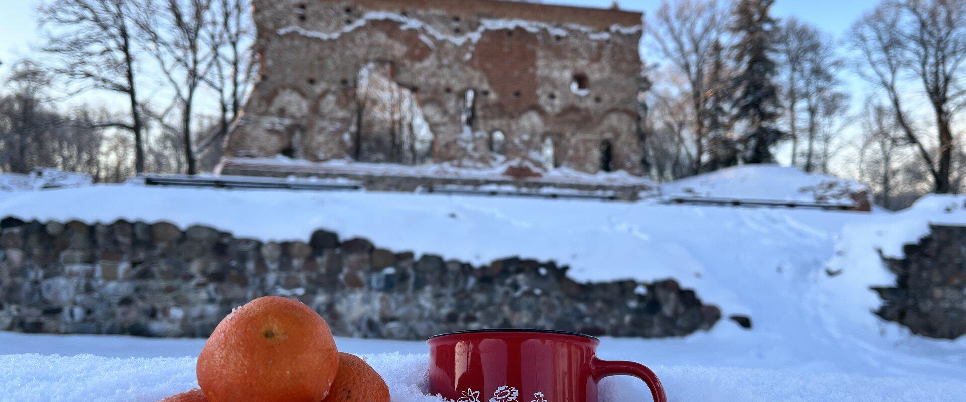 Sunrise tour in Viljandi_castle ruins