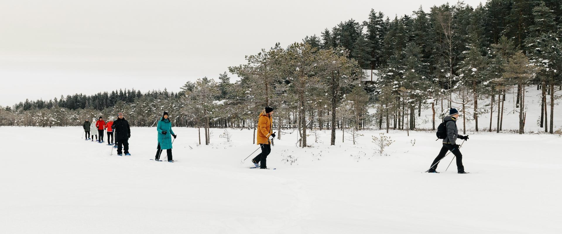 Chorus hike in winter