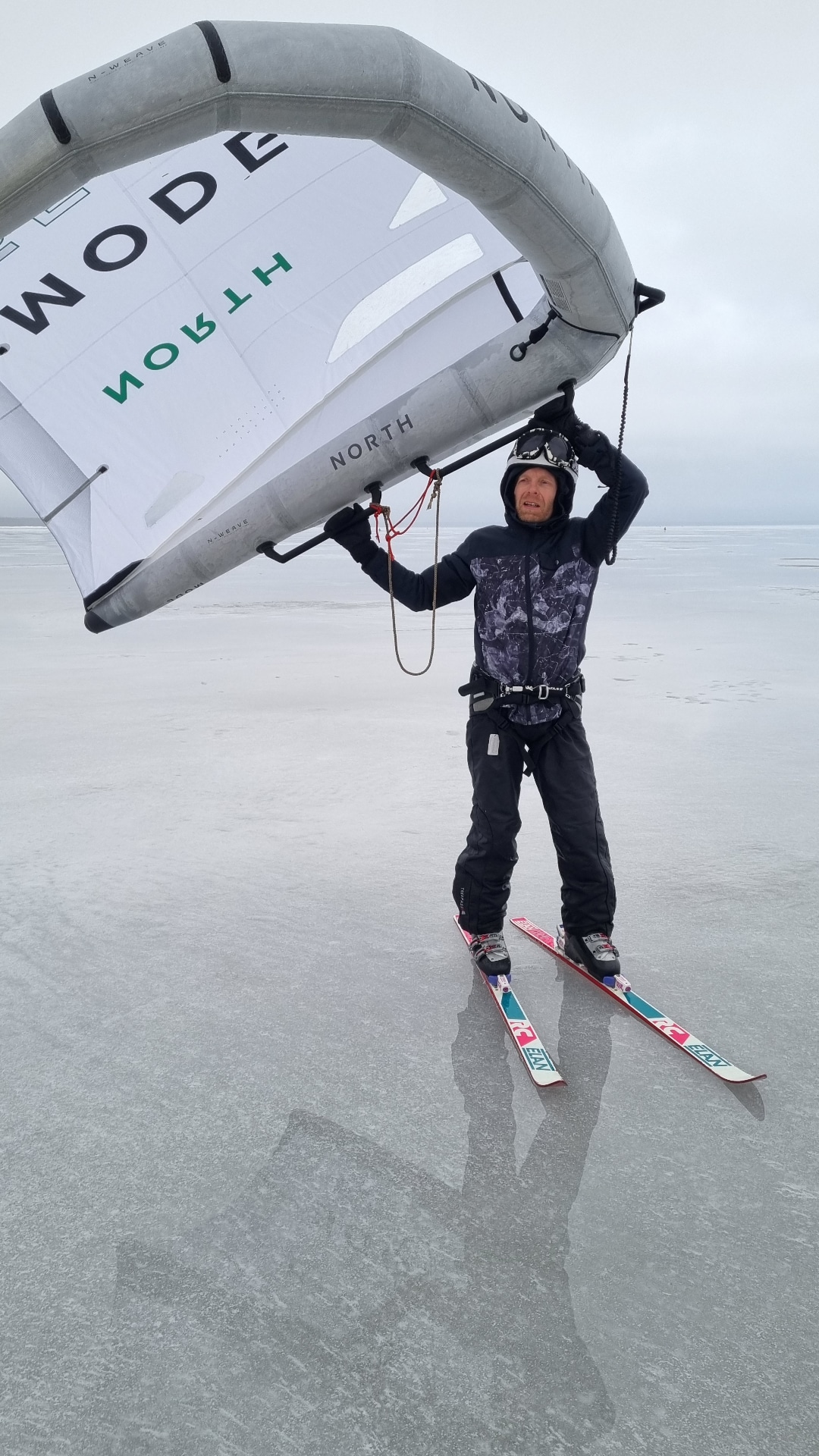 Wingsurf-Wintertrainings und Verleih am Strand von Pärnu