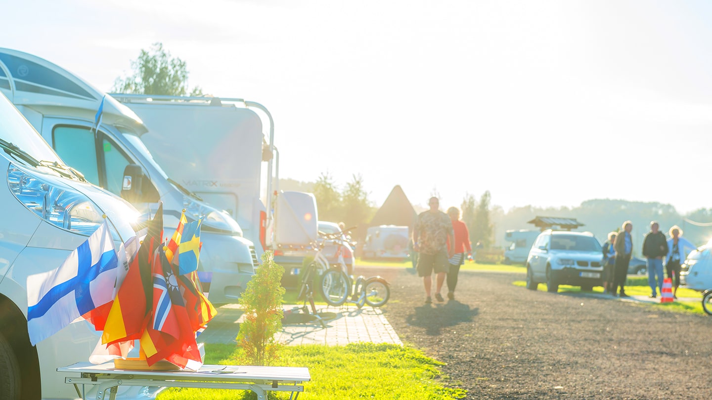 Kemperu tūristu salidojums "CaravanTreff"