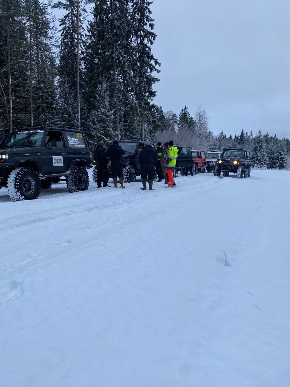 Off-road safari sõit Põhja-Kõrvemaal lumistes oludes