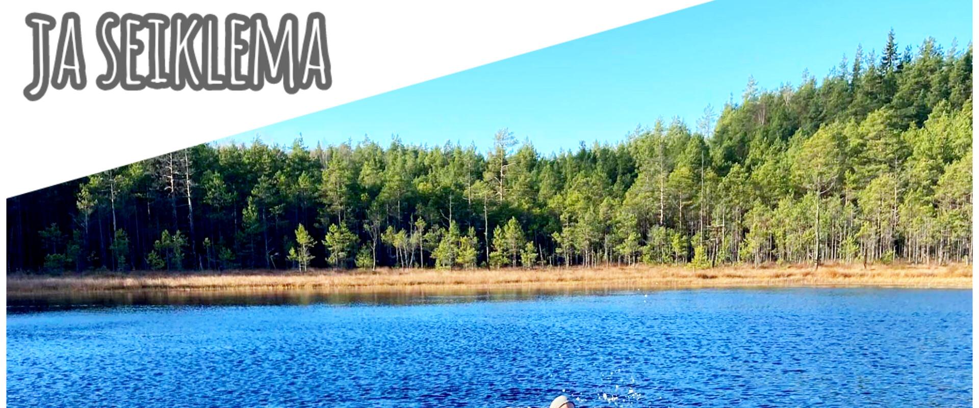 Barefeet Hike with a Swim in the Bog Lake