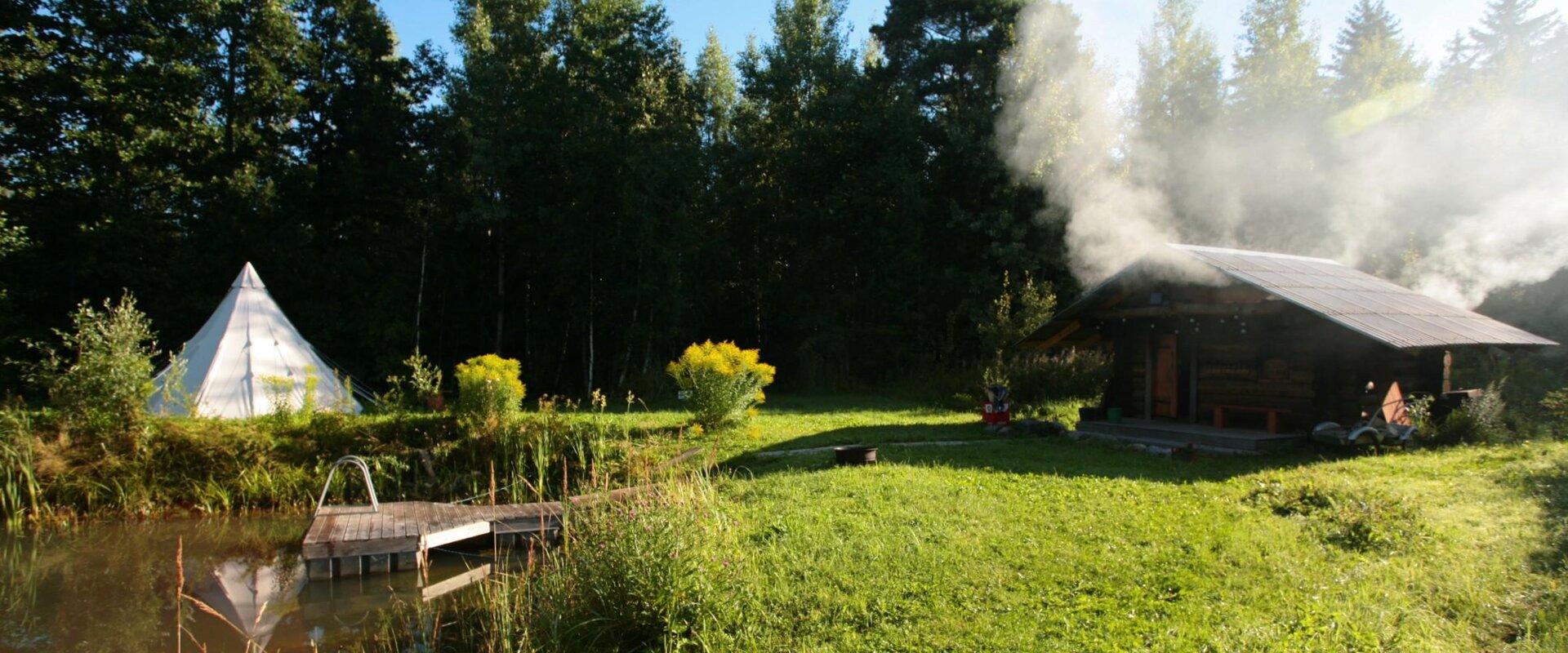 Smoke sauna in Jantsu Talu (Jantsu Farm)