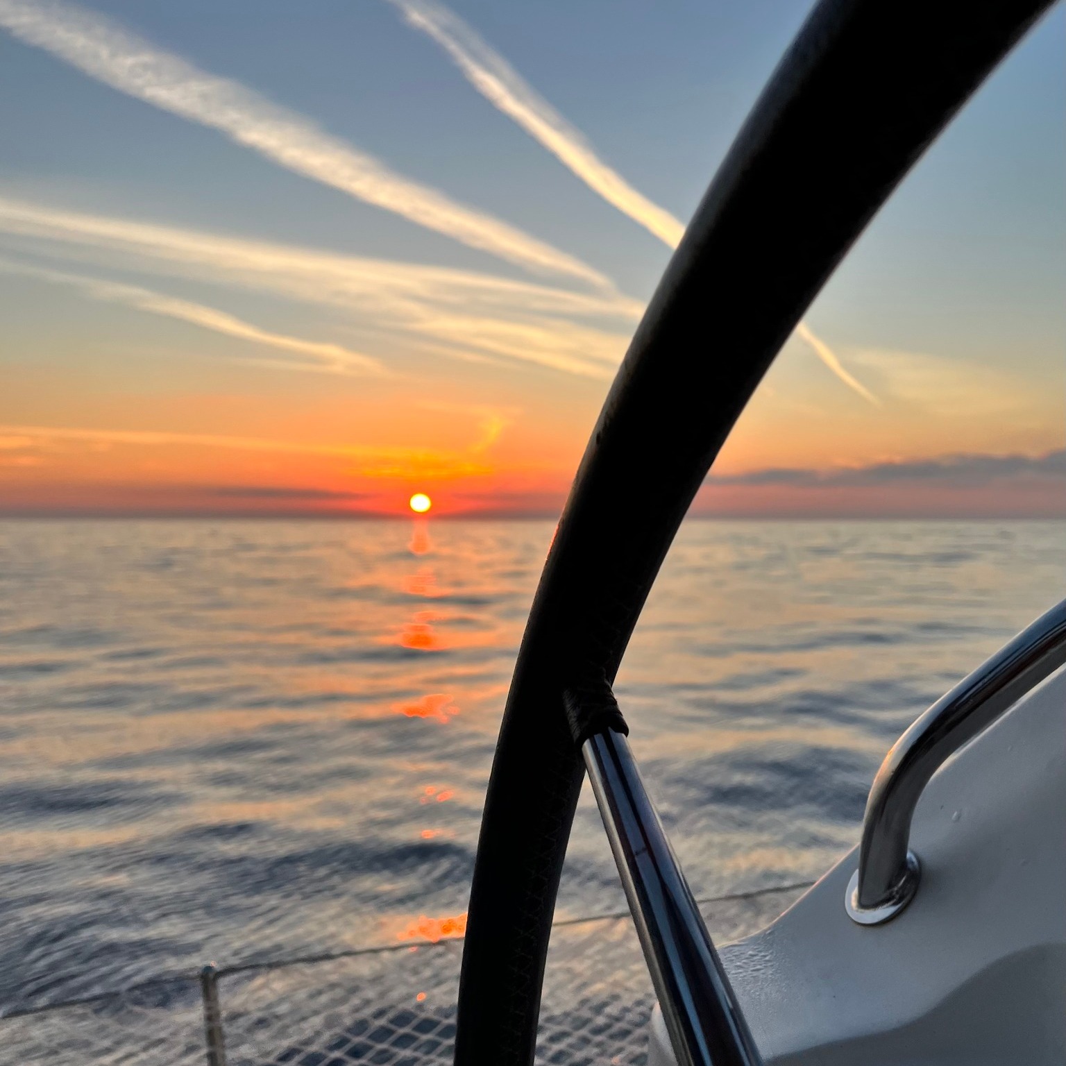 Sunset cruise with catamaran La Boheme on Pärnu Bay