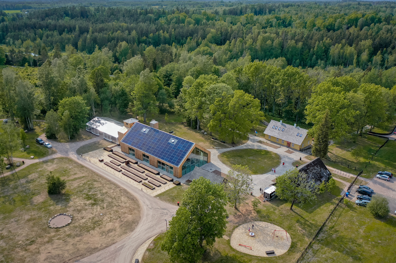 Mulgi Experience Centre from the air