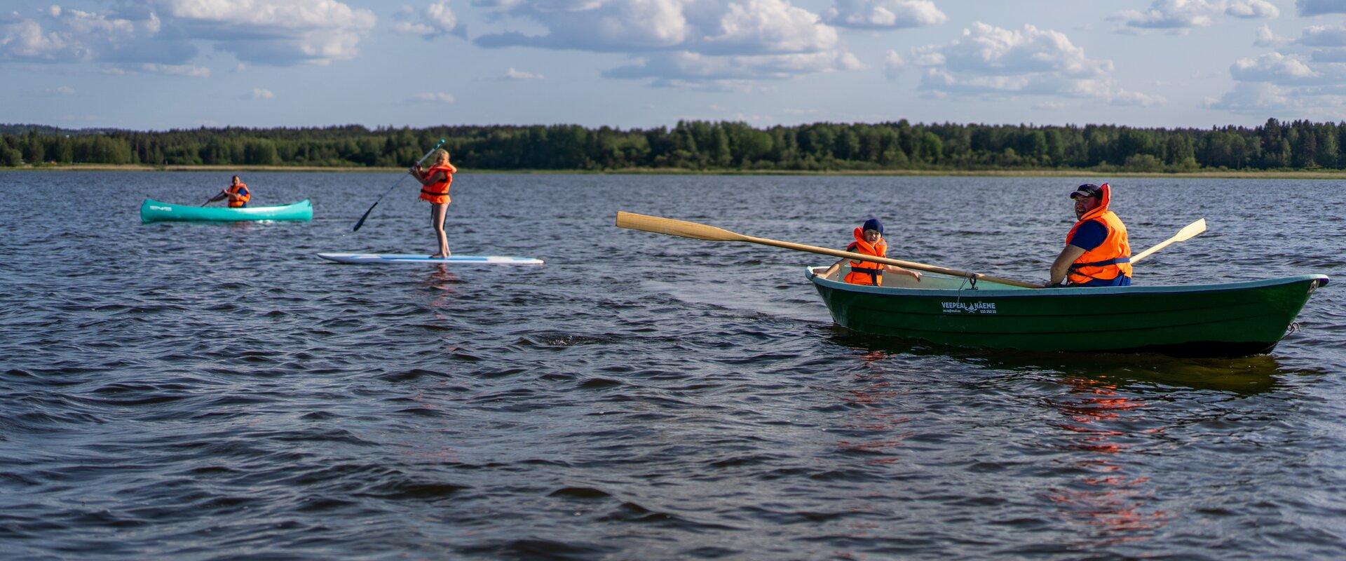 Aerupaat Sup laua ja kanuuga